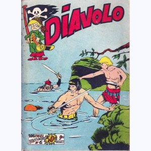 Diavolo (2ème Série) : n° 6, Rudy le trappeur -.. deux hommes s'enfuir.