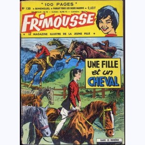 Frimousse : n° 130, Une fille et un cheval