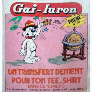 Gai-Luron Poche : n° 35, Un transfert dément pour ton tee-shirt