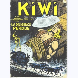 Kiwi : n° 245, Le petit Trappeur : La diligence perdue 1a