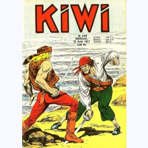 Kiwi : n° 268, Le petit Trappeur : L'île sans nom