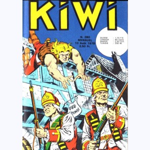 Kiwi : n° 280, Le petit Trappeur : Le prisonnier de la tour