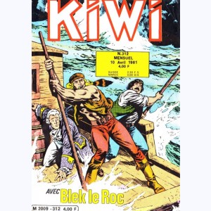 Kiwi : n° 312, Le petit Trappeur : Six hommes à la dérive !