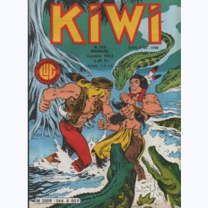 Kiwi : n° 366, Le petit Trappeur : La captive des marais ...
