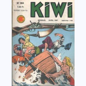 Kiwi : n° 384, BLEK et Le petit Trappeur : L'île de la peur !