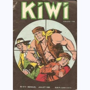 Kiwi : n° 411, BLEK et Le petit Trappeur : Independance day : 4th july 1776