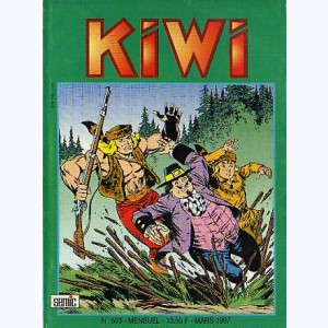 Kiwi : n° 503, Le petit Trappeur : La foudre et la pierre !