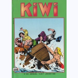 Kiwi : n° 525, Blek et Le petit Trappeur : L'île de la peur !