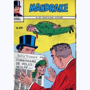 Mandrake : n° 132, Le procès du commissaire