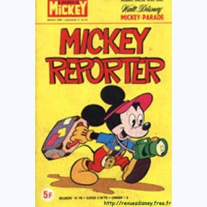 Mickey Parade : n° 57, 1355 : Mickey reporter