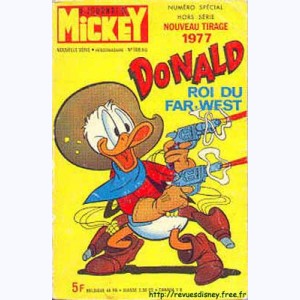 Mickey Parade : n° R 5, 0786 : Donald roi du Far-West Réimpression