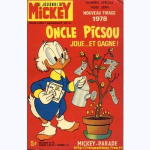Mickey Parade : n° R 6, 0807 : Oncle Picsou joue ... Réimpression