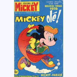 Mickey Parade : n° R 8, 0838 : Mickey Olé ! Réimpression