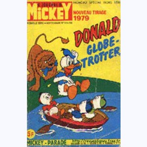 Mickey Parade : n° R 10, 0856 : Donald globe-trotter Réimpression