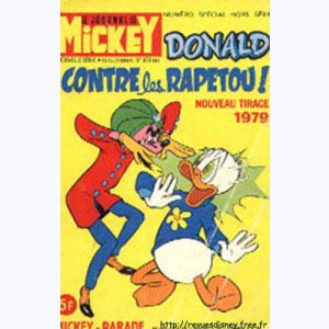 Mickey Parade : n° R 11, 0873 : Donald contre les Rapetou ! Réimpression