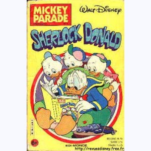 Mickey Parade (2ème Série) : n° 1, Sherlock Donald