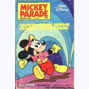 Mickey Parade (2ème Série) : n° 6, Mickey, super shérif