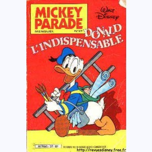 Mickey Parade (2ème Série) : n° 37, Donald l'indispensable