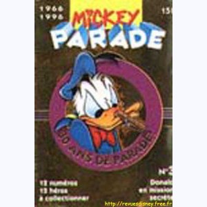 Mickey Parade (2ème Série) : n° 195, Donald en mission secrète
