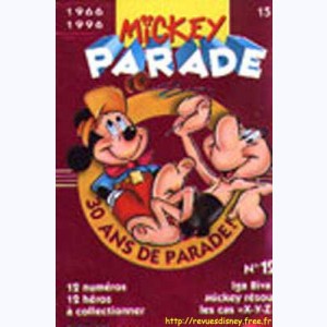 Mickey Parade (2ème Série) : n° 204, Mickey résoud les cas "X" "Y" "Z"