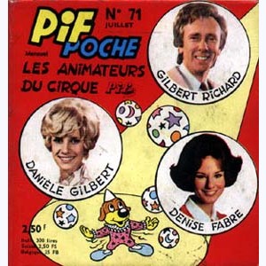 Pif Poche : n° 71, Les animateurs du cirque Pif