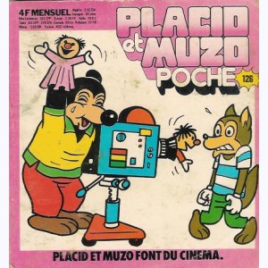 Placid et Muzo Poche : n° 126, Placid et Muzo font du cinéma