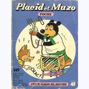 Placid et Muzo Poche : n° 149, Placid et Muzo et la Télévision