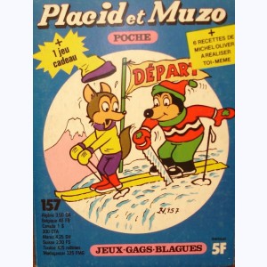 Placid et Muzo Poche : n° 157, Placid et Muzo moniteurs de ski