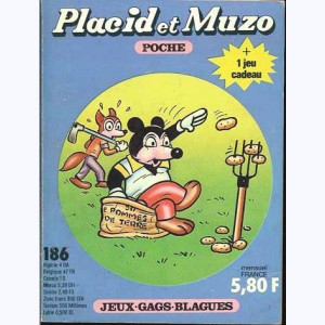 Placid et Muzo Poche : n° 186, Placid et Muzo au jardin