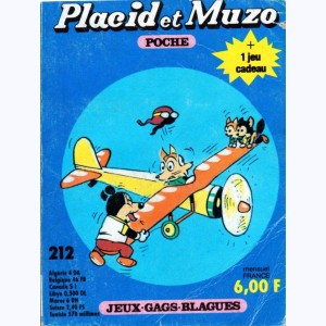 Placid et Muzo Poche : n° 212, Placid et Muzo Pilotes de vieux coucous