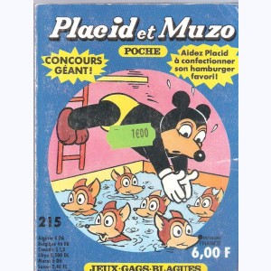 Placid et Muzo Poche : n° 215, Placid et Muzo à la piscine