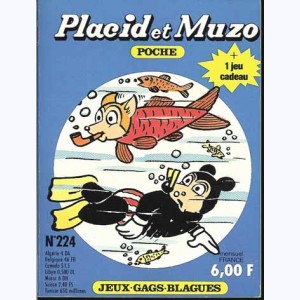 Placid et Muzo Poche : n° 224, La plongée sous-marine