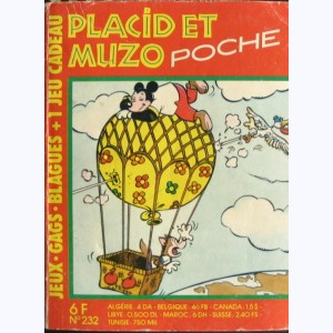 Placid et Muzo Poche : n° 232, Placid et Muzo en Montgolfière