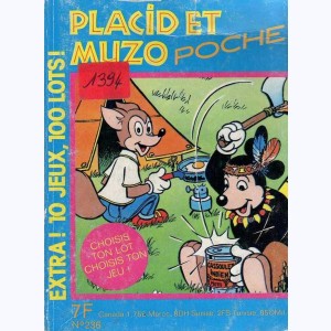Placid et Muzo Poche : n° 236, Placid et Muzo en camping