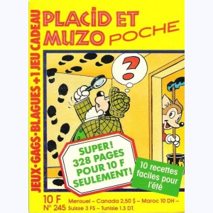 Placid et Muzo Poche : n° 245, SP : Placid et Muzo Détectives
