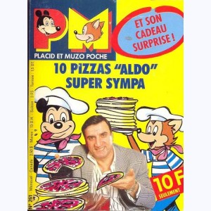 Placid et Muzo Poche : n° 261, 10 pizzas "Aldo" super sympa Aldo Maccione