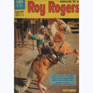 Roy Rogers (3ème Série) : n° 15, L'analyse incomplète