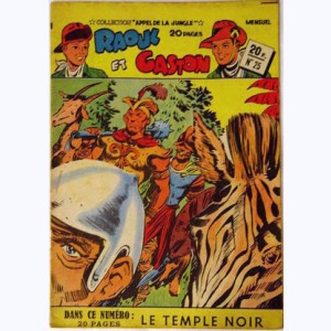 Collection Appel de la Jungle (2ème Série) : n° 25, Raoul et Gaston : Le temple noir