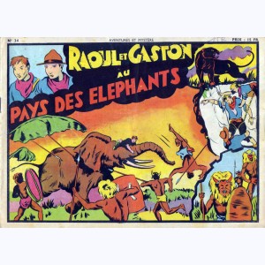 Aventures et Mystère (2ème Série) : n° 34, Raoul et Gaston : Au pays des éléphants