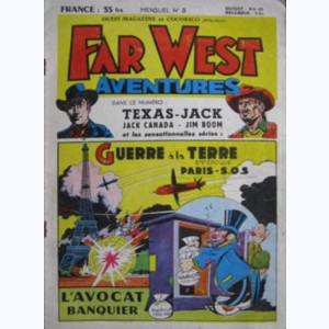 Far West Aventures : n° 8, Guerre à la Terre 5 - Paris - S.O.S.