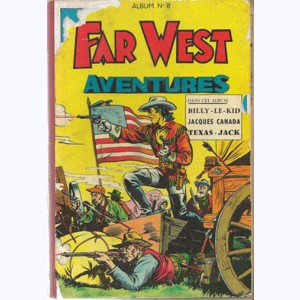 Far West Aventures (Album) : n° 8, Recueil 8 (Héros du Far-West 6 et 7, 08,09,10, 11)