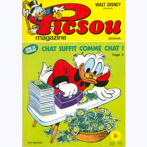 Picsou Magazine : n° 34, Chat suffit comme chat !