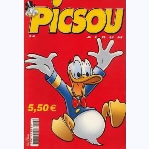 Picsou Magazine (Album) : n° 34, Recueil 34 (349, 350, 351)