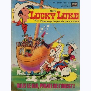 Lucky Luke (2ème Série) : n° 2, Billy le Kid, pirate de l'Ouest