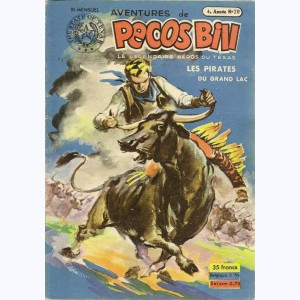 Pecos Bill (1ère Série) : n° 20 de 1953, Les pirates du grand lac