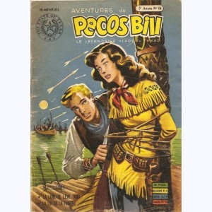 Pecos Bill (1ère Série) : n° 16 de 1954, La Lune se lève tard