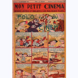 Mon Petit Cinéma (2ème Série) : n° 15, Polo fait du cinéma