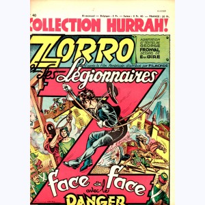 Collection Hurrah : n° 40, Zorro - Face à face avec le danger