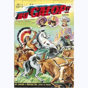 Au Galop ! (2ème Série) : n° 8, Kit Carson et Buffalo Bill contre les indiens