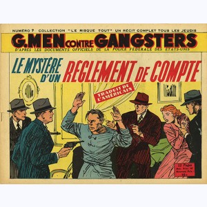 Collection Le Risque-Tout : n° 9, G-Men - Le mystère d'un règlement de comptes